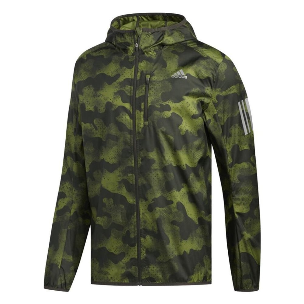 Adidas Men's Green Camo Jacket DZ2031 Size M